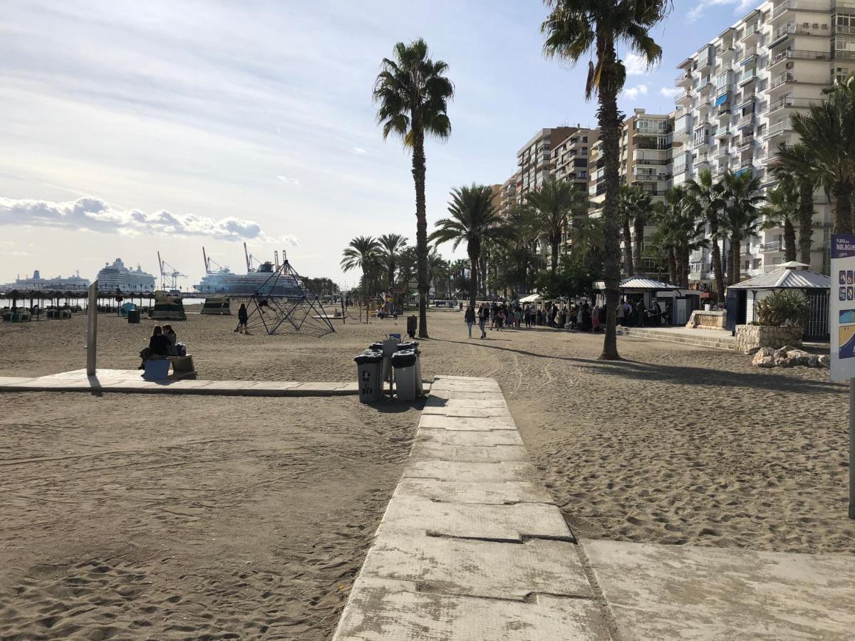 Luminoso Y Coqueto Apartamento Con Jardin Málaga Exteriör bild