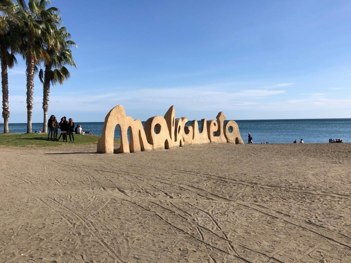 Luminoso Y Coqueto Apartamento Con Jardin Málaga Exteriör bild